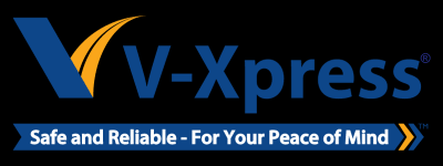 V-Xpress Courier Tracking Logo