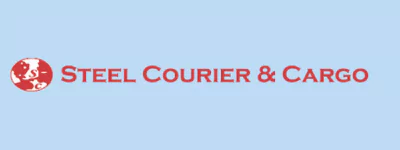 Steel Courier Cargo Transport Logo